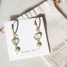 Charger l'image dans la galerie, Boucles d'oreilles Perla - Lola (medium) petit coeur