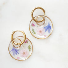 Charger l'image dans la galerie, Boucles d'oreilles Maïa - anneau et rond (moyen 20mm)