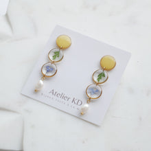 Charger l'image dans la galerie, Boucles d'oreilles Perla duo - rond