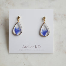 Charger l'image dans la galerie, Boucles d'oreilles Blu - goute (médium)