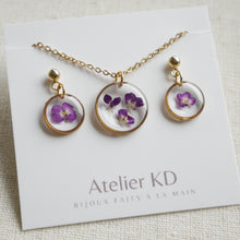 Load image into Gallery viewer, Purple Alyssum set - round (small)