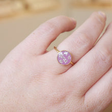Load image into Gallery viewer, Bague automne - moyen rond (ajustable)