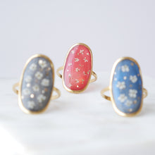 Charger l'image dans la galerie, Bague Celeste - oval (ajustable)