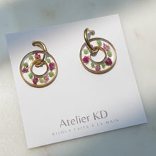 Charger l'image dans la galerie, Boucles d'oreilles Chloé version dona - rond  - 20mm