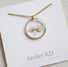 Charger l'image dans la galerie, Collier Gigi duo blanc - rond (medium)