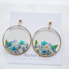 Load image into Gallery viewer, Bouquet earrings - round