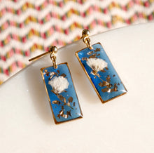 Charger l'image dans la galerie, Boucles d'oreilles Céleste - rectangle (moyen)