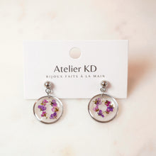Load image into Gallery viewer, Boucles d'oreilles Lili - rond (moyen 16mm)