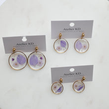 Load image into Gallery viewer, Boucles d'oreilles Léa - rond (moyen 20mm)