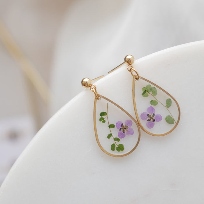 Boucles d’oreilles Chloé - goutte (grand)