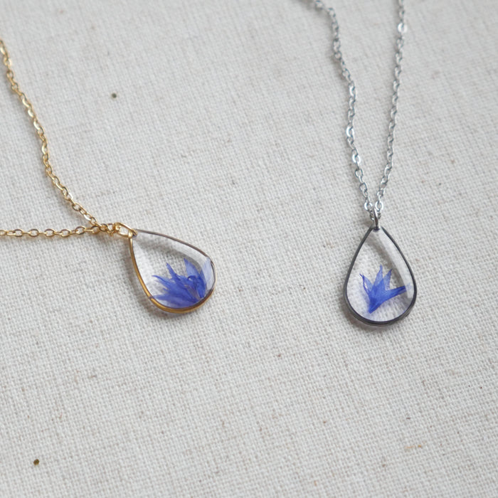 Blu necklace - drop (medium)