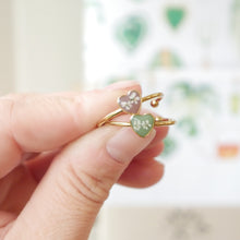 Charger l&#39;image dans la galerie, Bague automne -  mini coeur (ajustable)
