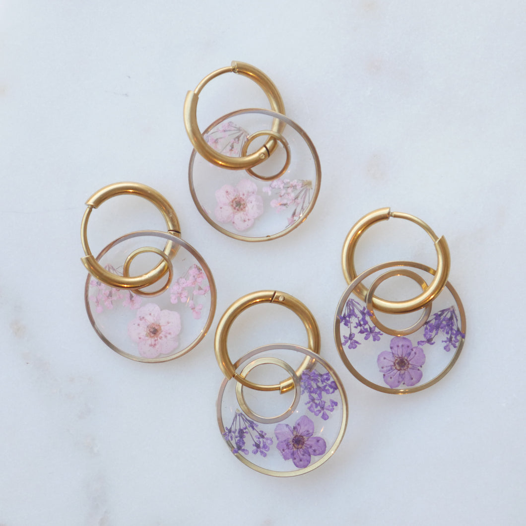 Boucles d'oreilles Dona - Spirées