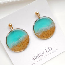 Load image into Gallery viewer, Copy of Tulum Earrings-heart (small)
