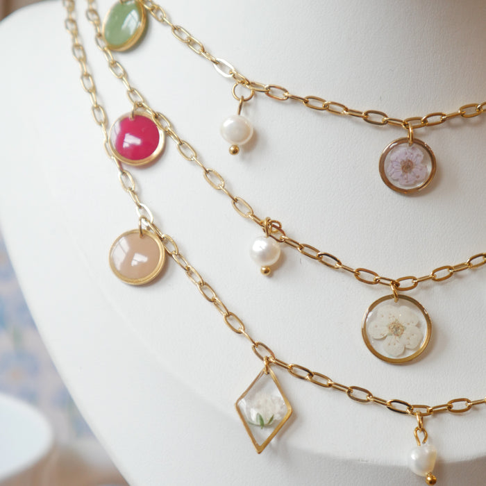 Alba trio necklace