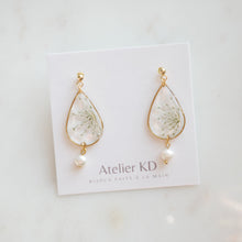 Load image into Gallery viewer, Boucles d&#39;oreilles Perla - goute (moyen)
