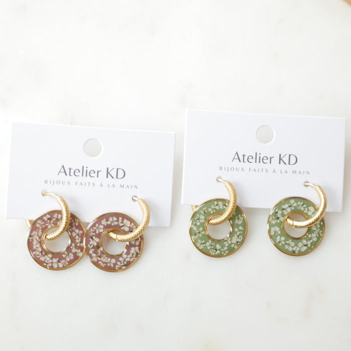 Boucles d'oreilles Dona (16mm) - Édition spéciale automne