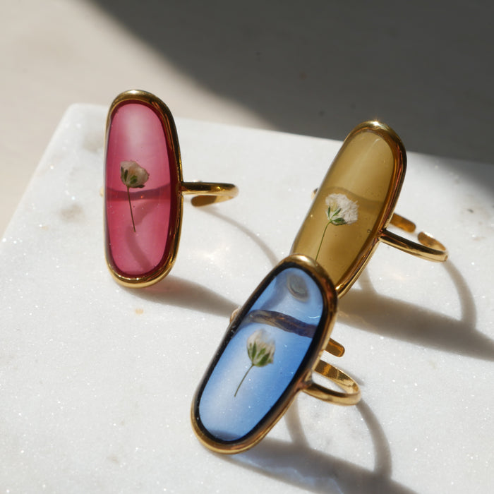 Bague automne - oval