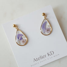 Charger l&#39;image dans la galerie, Boucles d&#39;oreilles Léa - goutes (moyen 15mm)
