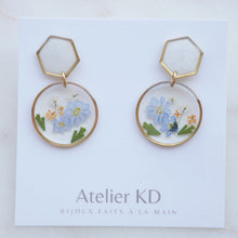 Load image into Gallery viewer, Boucles d&#39;oreilles duo summer - rond (medium)
