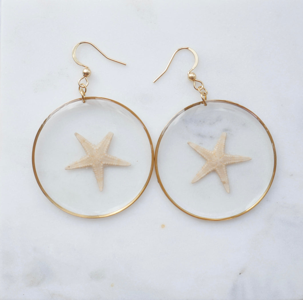 Stella earrings - round