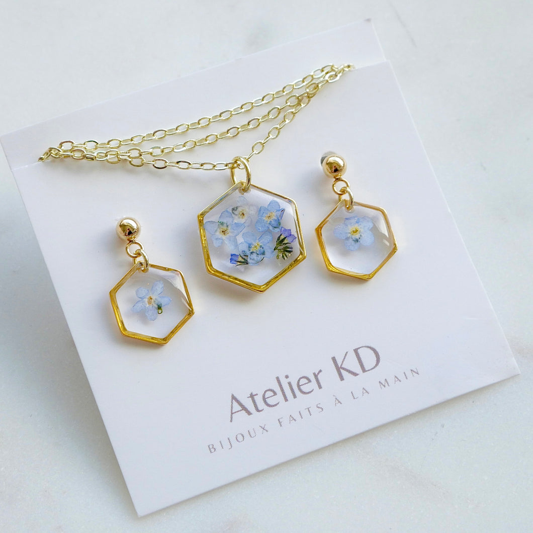 Forget-me-not set - hexa