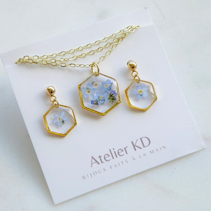 Forget-me-not set - hexa