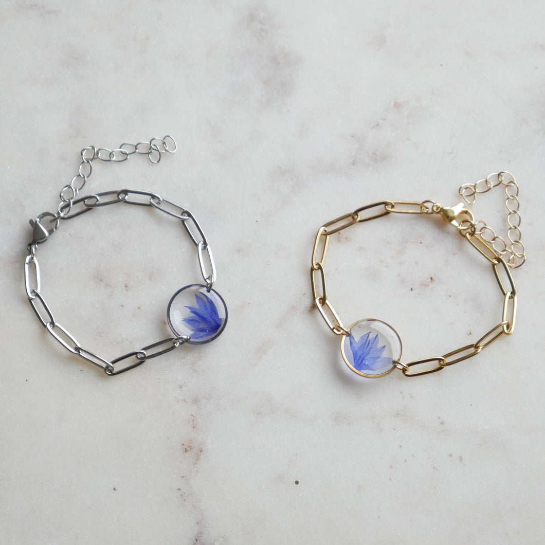 Blu bracelet - round