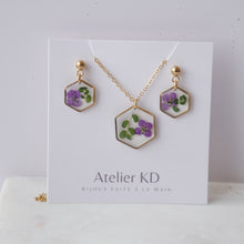 Load image into Gallery viewer, Parure Chloé avec Allyssum - Hexa
