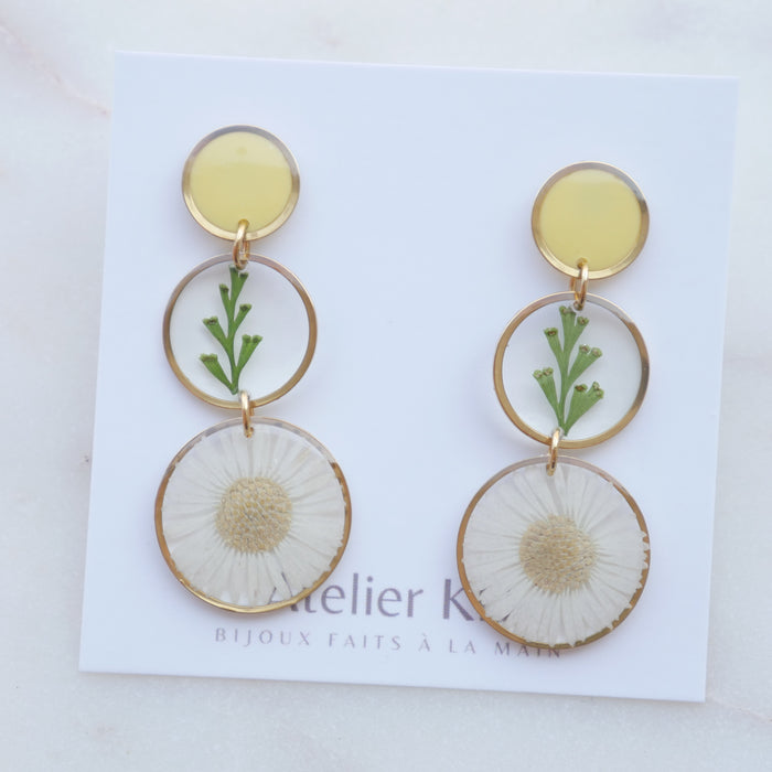 Boucles d'oreilles trio - rond