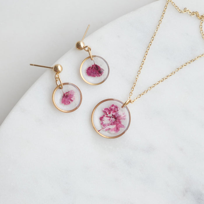 Gigi fushia set - round