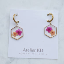 Charger l&#39;image dans la galerie, Edition Spéciale - Boucles d&#39;oreilles Lola - hexa
