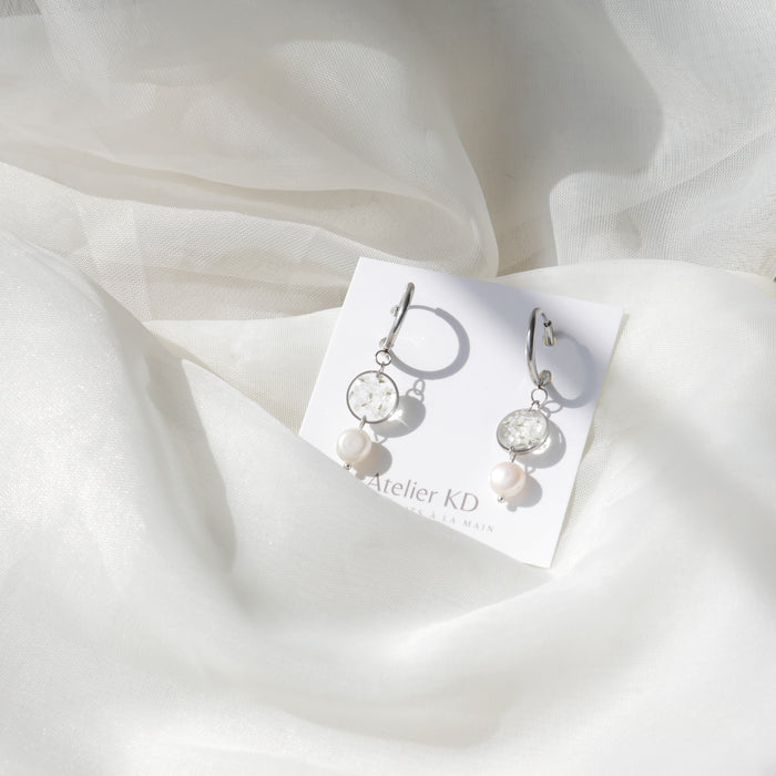 Boucles d'oreilles Perla  - Lola rond