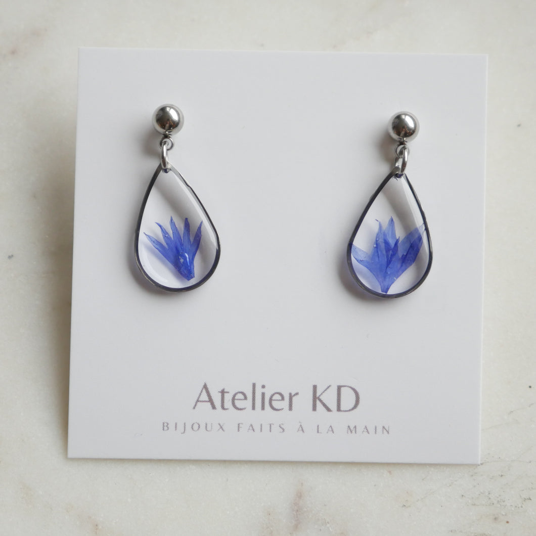 Boucles d'oreilles Blu - goute (médium)