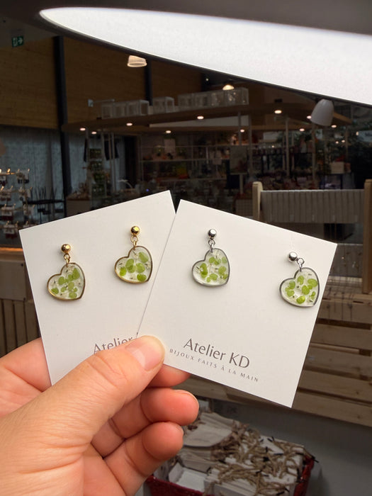 Boucles d’oreilles Chloé - cœur