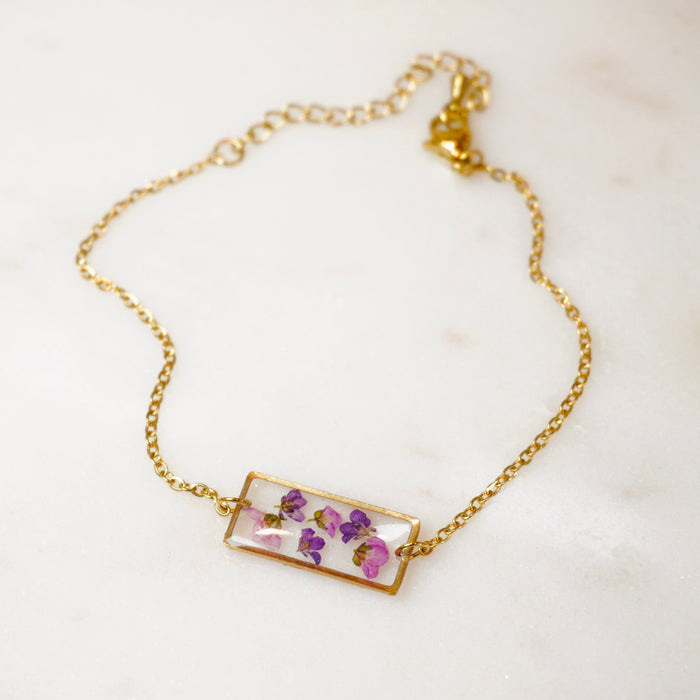 Bracelet Lili - rectangle (moyen 14mm)