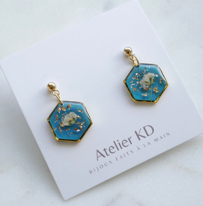 Small round earrings - Céleste