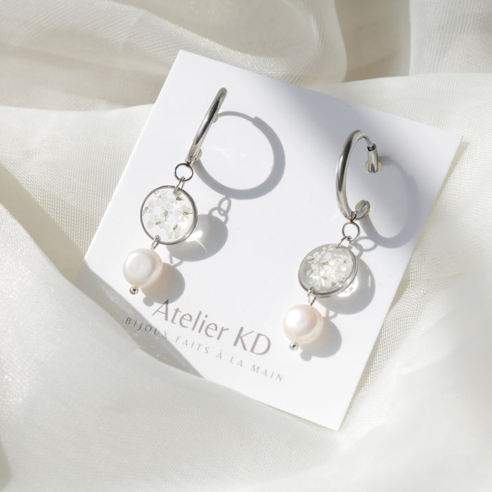 Boucles d'oreilles Perla  - Lola rond