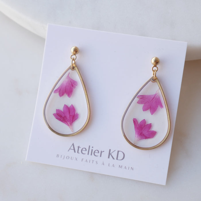 Boucles d'oreilles Lucy - goutes XL (22mm)