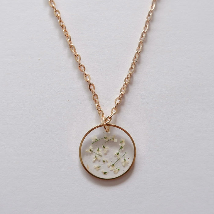 Collar Estelle blanco - redondo (mediano)