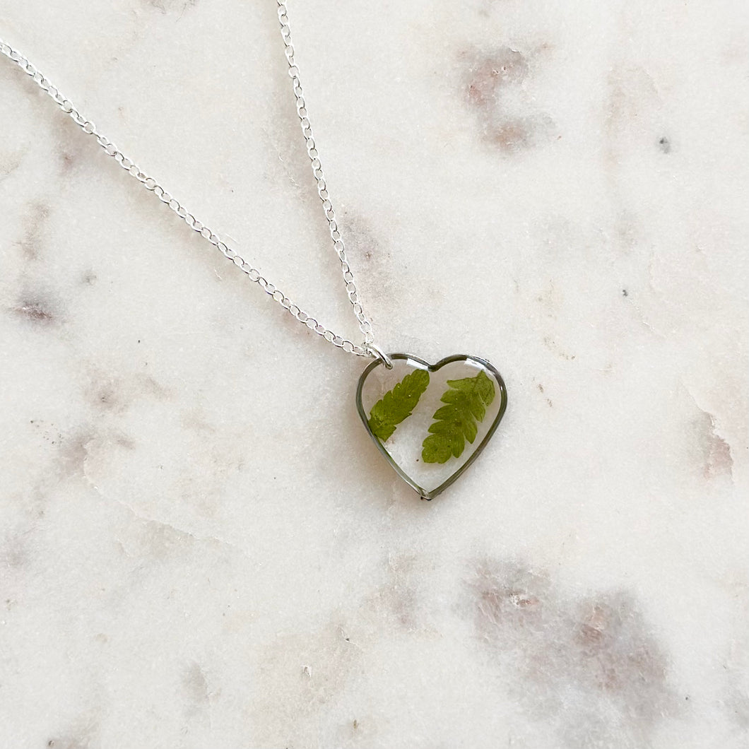 Round Necklace - Peanut leaf